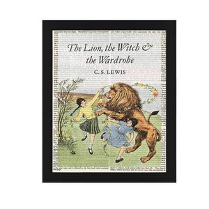 The Lion, the Witch, & the Wardrobe Book Cover Print
